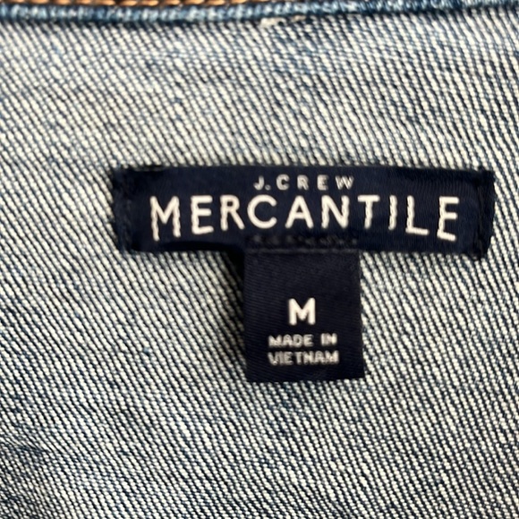 J. Crew Mercantile Denim Blue Women's Jacket Size Medium - Picture 2 of 3